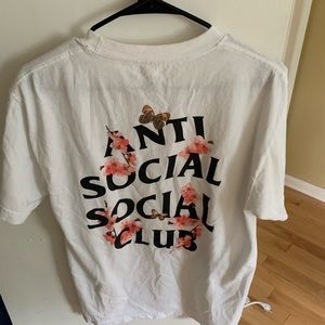 Antisocial social club white tshirt